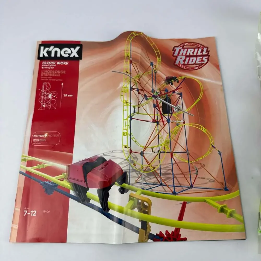 K'NEX Thrill Rides Clock Work Roller Coaster Building Set 15406